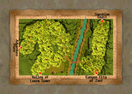 Forest of Dawn minimap