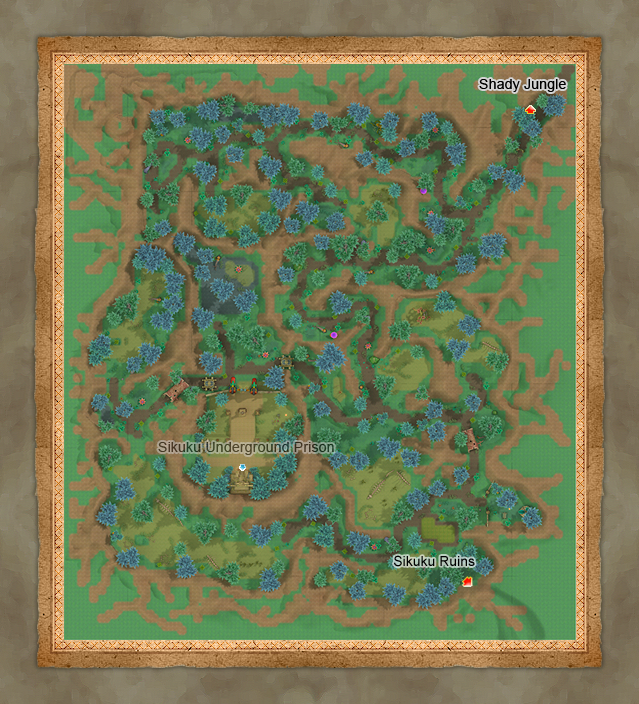 Forest of Wandering minimap