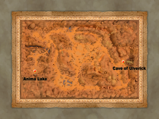 Desert of the Dead minimap